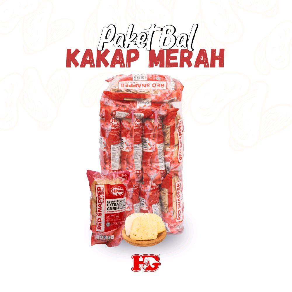 Paket reseller kerupuk kakap merah